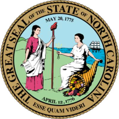 The Great Seal of the State of North Carolina
